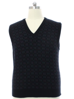 1980's Mens Totally 80s Sweater Vest