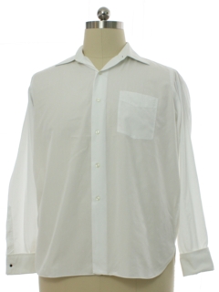 1950's Mens Custom French Cuff Shirt
