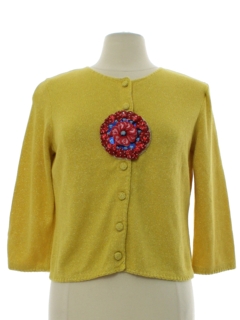1990's Womens Designer Michael Simon Cocktail Sweater
