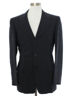 1960's Mens Mod Wool Two Piece Blazer Style Sportcoat Jacket