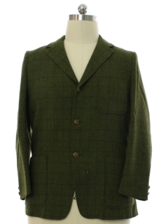 1960's Mens Mod Pendleton Blazer Sport Coat Jacket