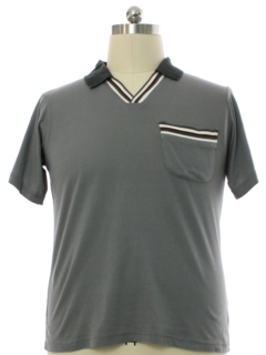 1980's Mens Totally 80s Style Polo Shirt