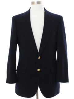 1980's Mens Wool Blazer Style Sport Coat Jacket