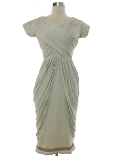 1940's Womens Fab Forties Wiggle Dress