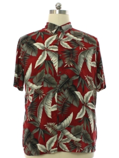 1980's Mens Drapey Rayon Hawaiian Shirt