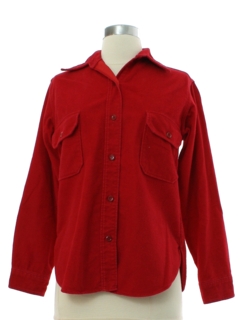1980's Womens Woolrich Flannel Shirt