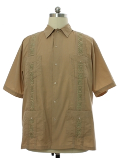 1990's Mens Guayabera Shirt