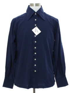 1960's Mens Mod Peacock Revolution Sport Shirt