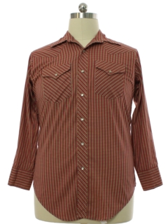 1980's Mens Western Shirt