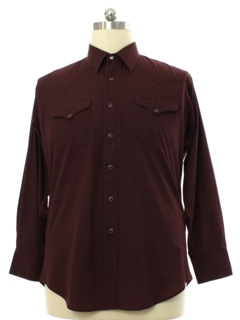 1980's Mens Western Shirt