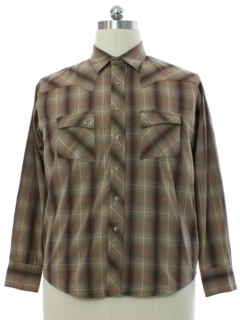 1990's Mens Rodeo Style Western Shirt