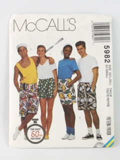 1990's Unisex Pattern