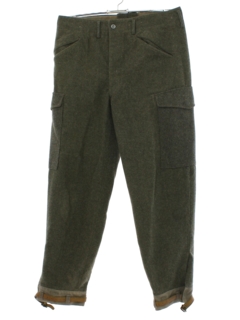 1940's Mens British Army WW2 Wool Pants