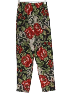 1980's Womens Totally 80s Print Pants