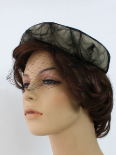 1950's Womens Accessories - Fab Fifties Cocktail Hat