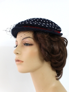 1950's Womens Accessories - Fab Fifties Hat