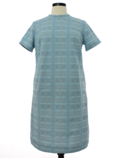 1970's Womens Mod Knit A-Line Dress
