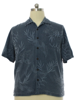 1990's Mens Jamaica Jaxx Silk Hawaiian Style Sport Shirt