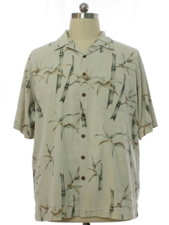 1990's Mens Silk Hawaiian Style Sport Shirt