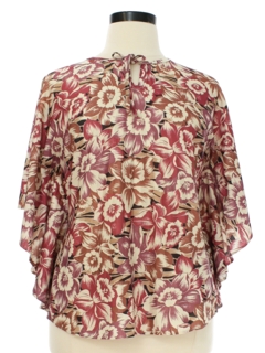 1970's Womens Butterfly Style Shirt