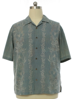 1990's Mens Jamaica Jaxx Silk Hawaiian Style Sport Shirt