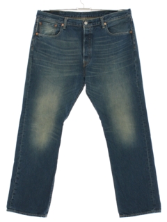 1990's Mens Levis 501s Distressed Denim Jeans Pants