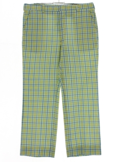 1980's Mens Plaid Golf Pants