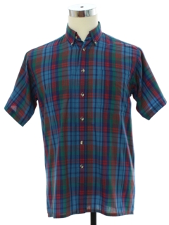 1980's Mens Totally 80s Preppy Spot Shirt