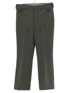 1970's Mens Plaid Leisure Pants