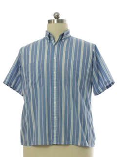 1980's Mens Preppy Sport Shirt
