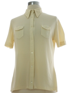 1970's Womens Mod Knit Shirt