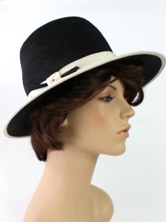 1960's Womens Accessories - Evelyn Varon Designer Mod Hat