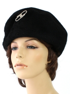 1960's Womens Accessories - Ruth Kropveld Designer Mod Hat