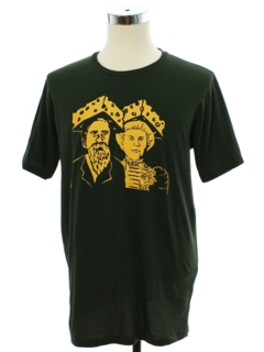 1990's Mens Green Bay Packers Cheesehead Sports Football T-Shirt