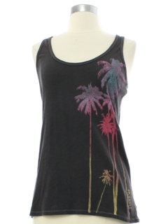 1990's Womens American Eagle Tourist Style Tank T-Shirt