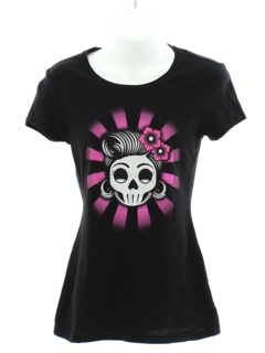 1990's Womens/Girls Dia de los Muertos T-Shirt