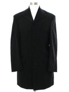 1990's Mens Tuxedo Overcoat Jacket