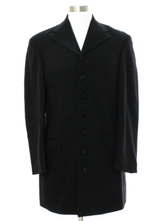 1990's Mens Tuxedo Overcoat Jacket