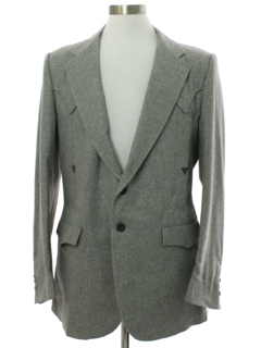 1980's Mens Western Style Blazer Sportcoat Jacket