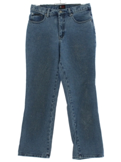 1990's Womens Wicked 90s Glittery NY Jeans Denim Pants