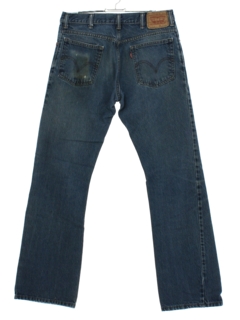 1990's Mens Grunge Levis 517s Boot Cut Denim Jeans Pants
