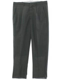1950's Mens Pleated Wool Poplin Pants
