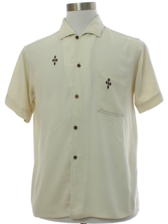 1950's Mens Mod Rayon Rockabilly Sport Shirt