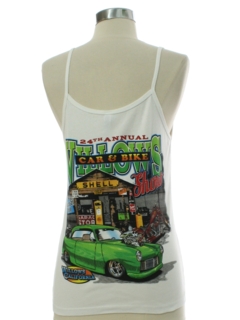 1990's Womens Motorcycle Tank Top T-Shirt