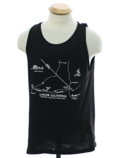 1980's Unisex Single Stitch Tourist Tank Style T-Shirt
