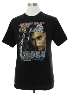 1990's Mens 2Pac Rap Band T-Shirt