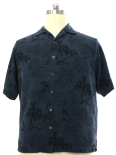 1990's Mens Tommy Bahama Silk Hawaiian Shirt