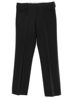 1970's Mens Black Western Style Leisure Pants