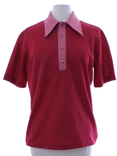 1970's Womens Mod Knit Shirt