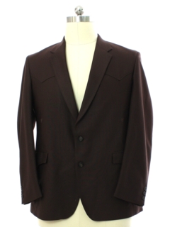 1980's Mens 80s Western Style Blazer Sportcoat Jacket